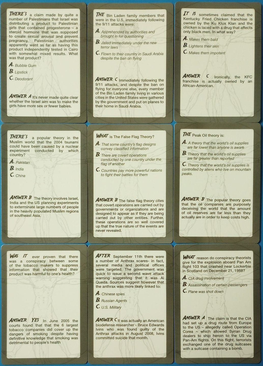 Secrets and Symbols Cards